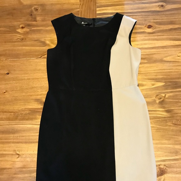 AB studio,  Black and beige dress. Sz 16 - Picture 6 of 8